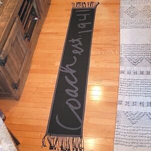 Coach Logo Scarf 77" x 12" FINAL